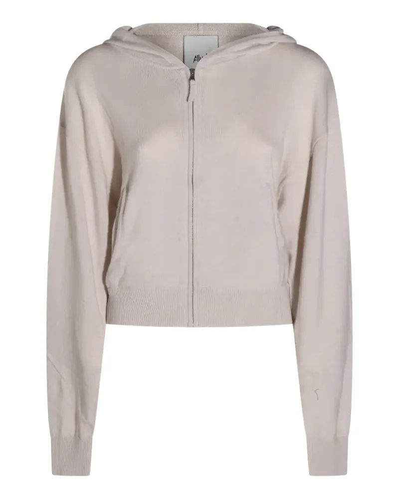 ALLUDE zip-up hoodie - Nude Nude