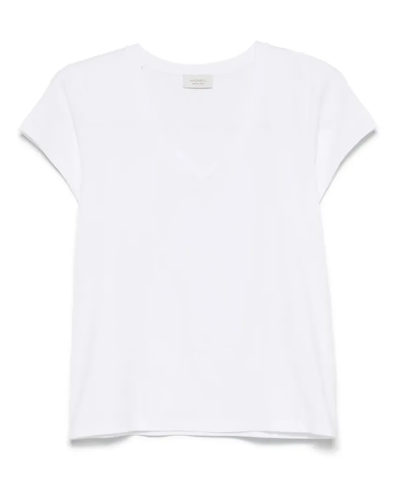 MAZZARELLI Klassisches T-Shirt - Weiß Weiß