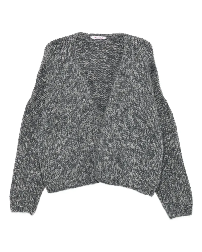 Liska long-sleeve cardigan - Grau Grau