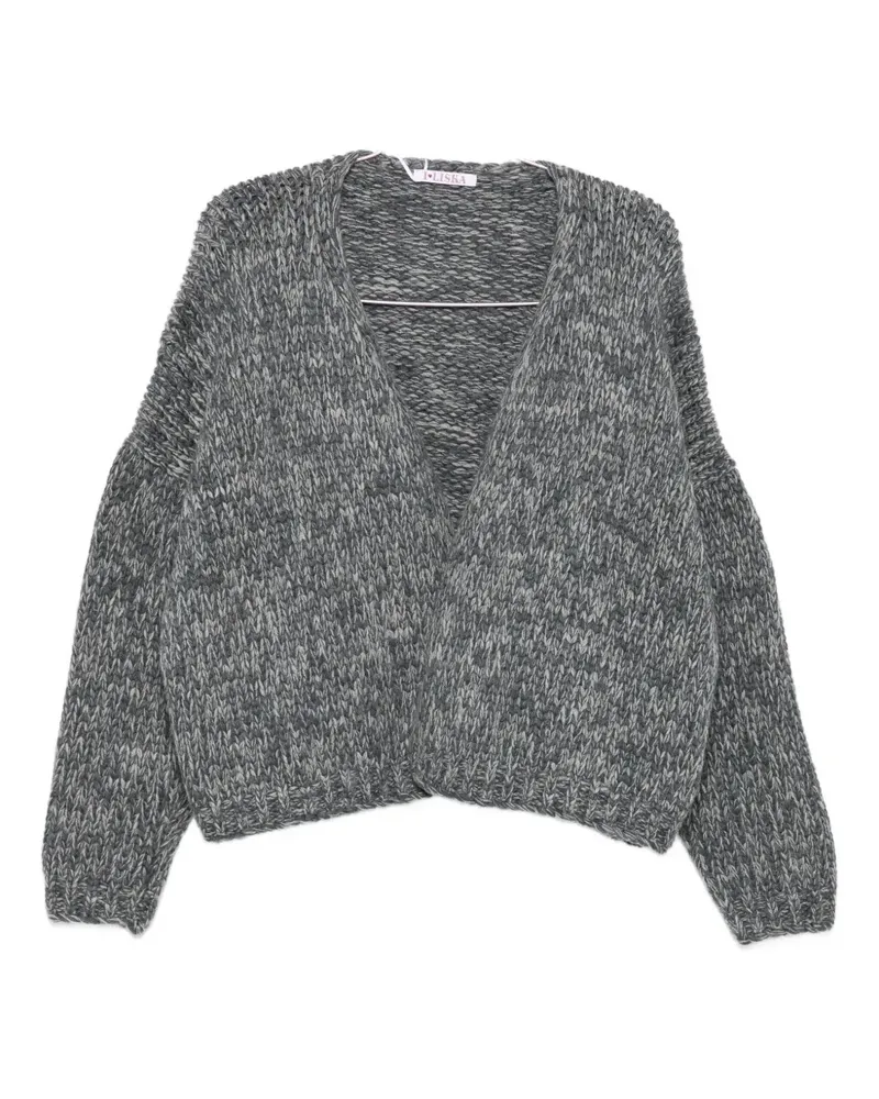 Liska long-sleeve cardigan - Grau Grau