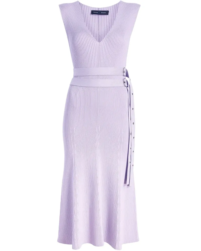 Proenza Schouler Madeline Midikleid - Violett Violett