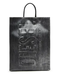 Diesel DSL 3D Shopper mit Logo-Prägung Schwarz