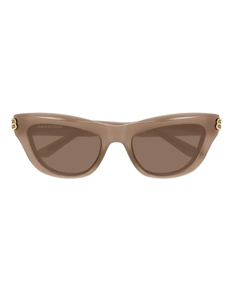 Balenciaga cat-eye sunglasses - Nude Nude