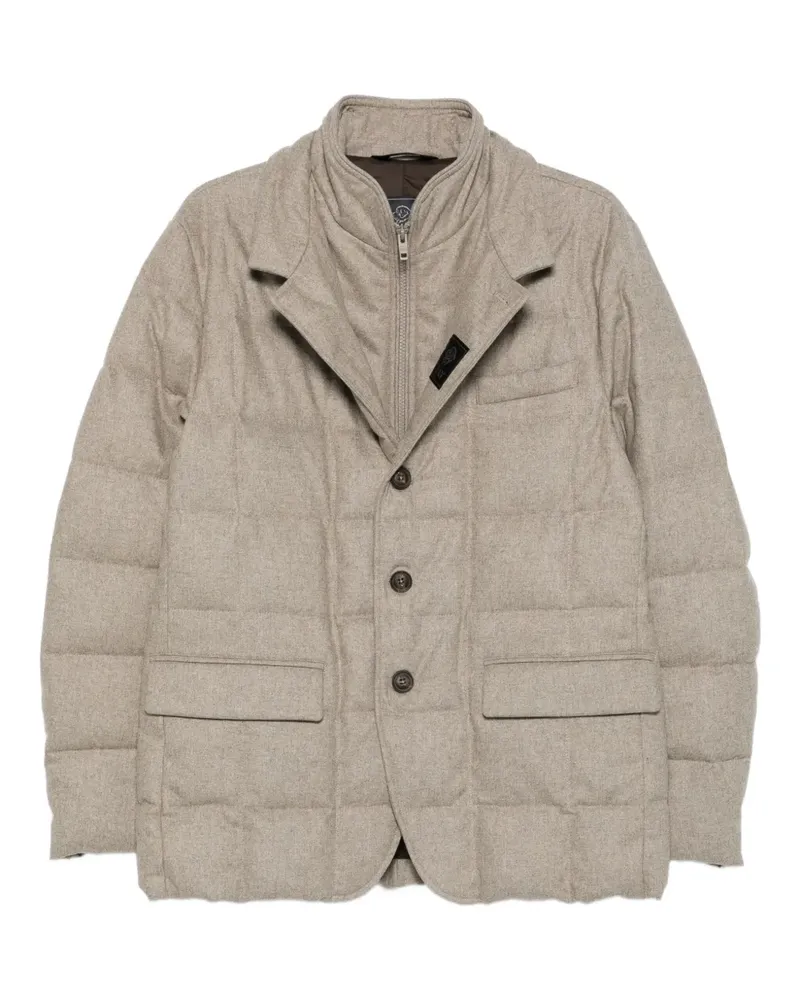 Fay Gesteppte Jacke mit Knöpfen - Nude Nude