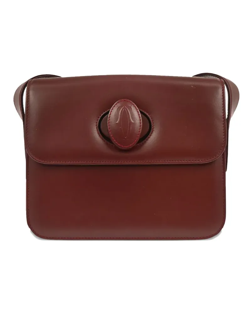 Cartier 1990s Schultertasche mit Logo - Rot Rot