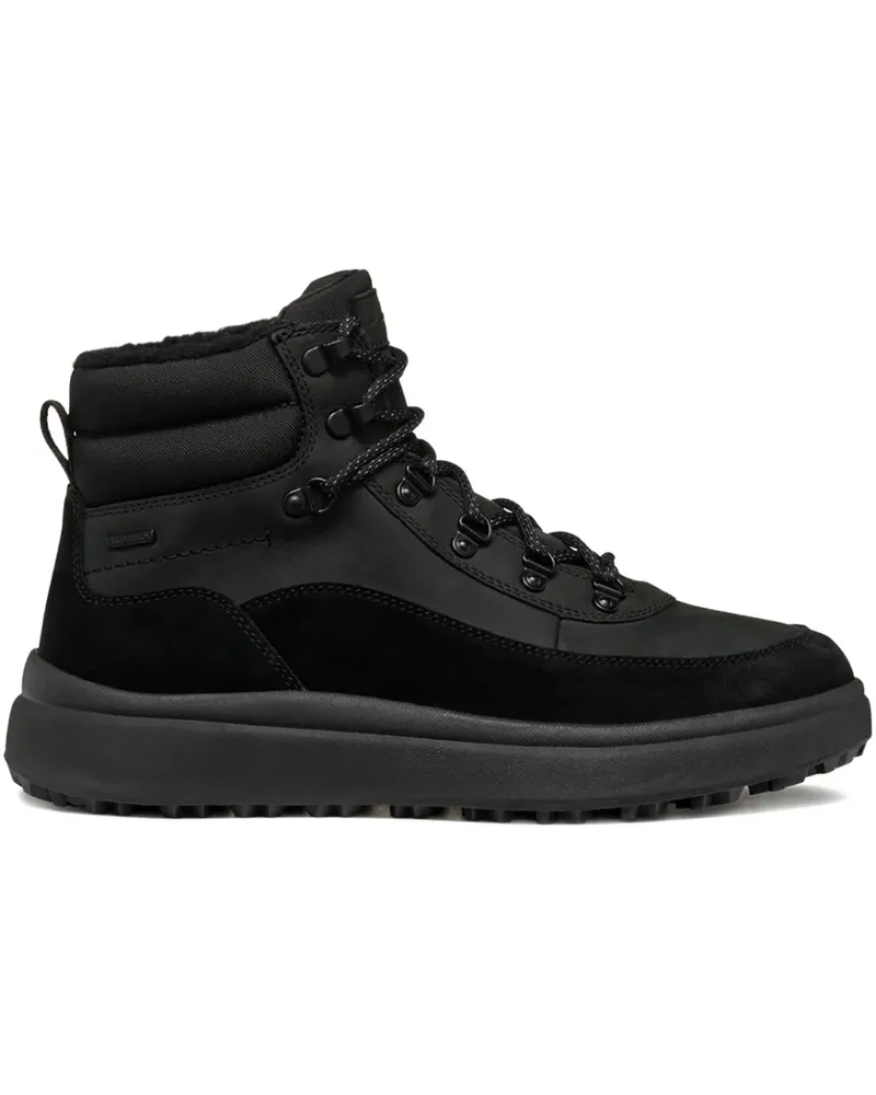 Geox Gepolsterte Granito Grip Sneakers - Schwarz Schwarz