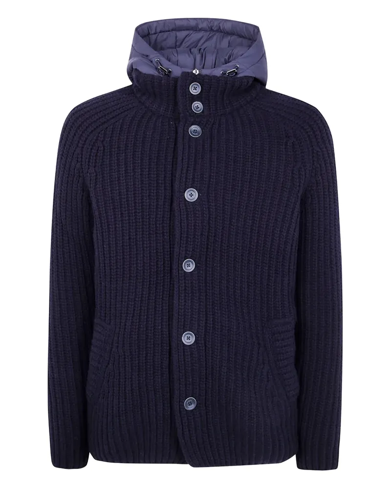 Herno wool bomber jacket - Blau Blau
