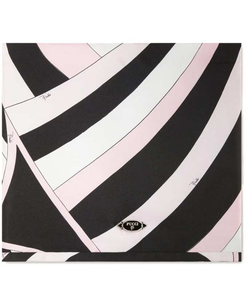 Emilio Pucci Seidenschal mit Iride-Print - Rosa Rosa