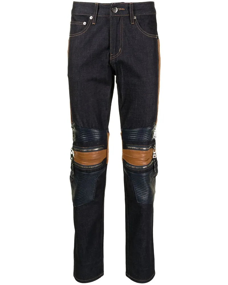 God's Masterful Children Legna Bikerjeans Blau