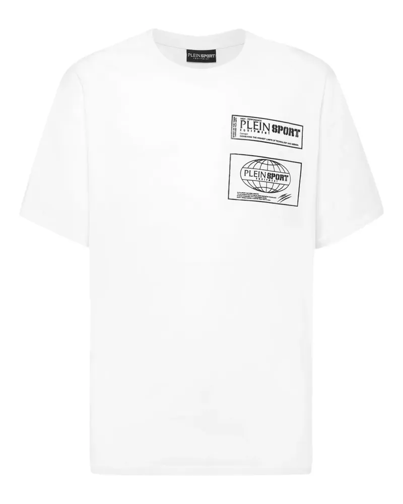 Philipp Plein T-Shirt mit Logo-Print - Weiß Weiß