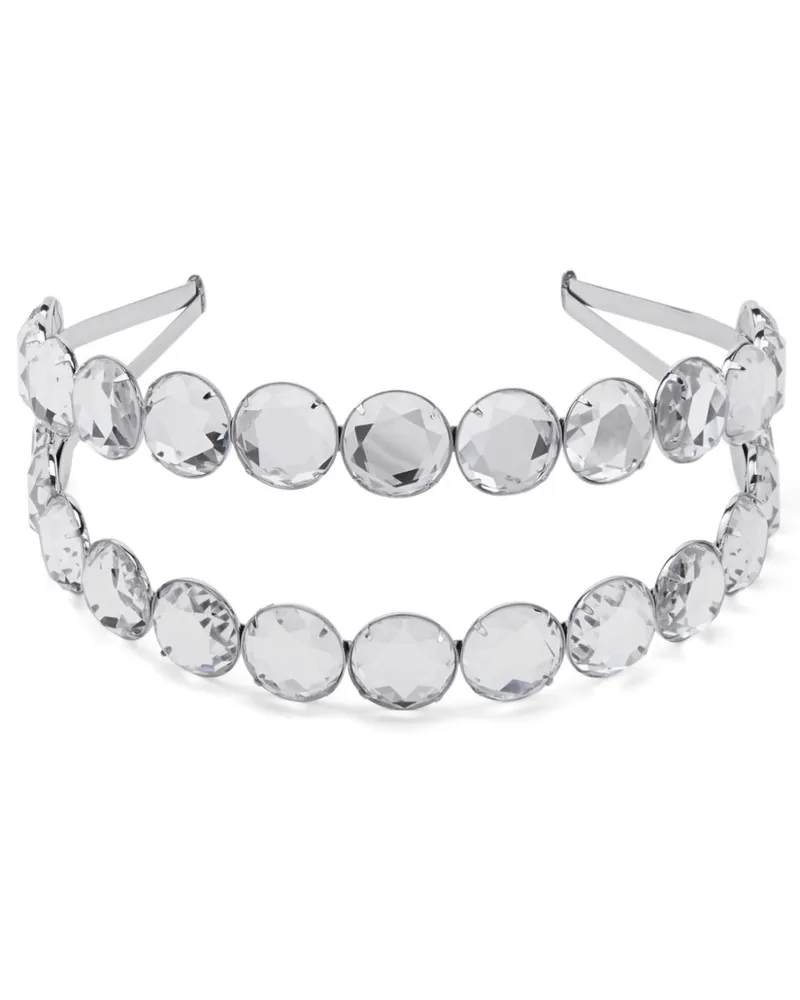 Jimmy Choo Doppelreihiger Haarreif - Silber Silber
