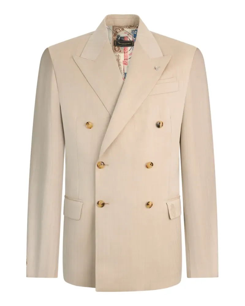 Billionaire Dandy double-breasted blazer - Nude Nude