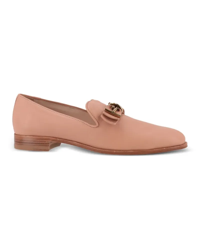 TOD'S Loafer mit T-Kette - Nude Nude