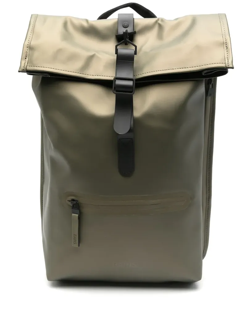 RAINS Rucksack mit Rollverschluss - Grün Grün