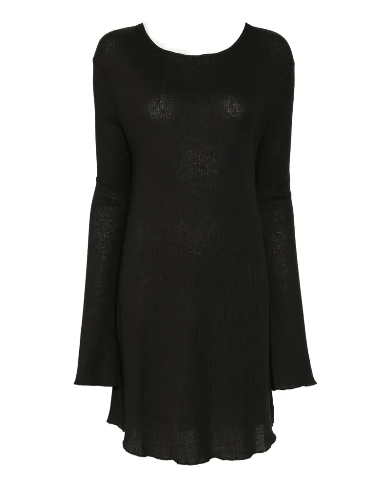 Our Legacy Two Face Kleid - Schwarz Schwarz