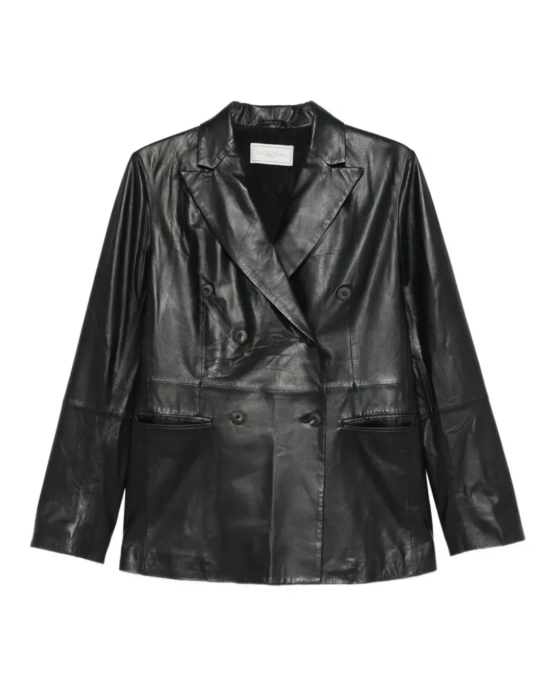 Antonelli Firenze Gin Tonic double-breasted pocket jacket - Schwarz Schwarz