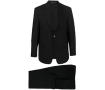 Einreihiger Anzug - Schwarz
