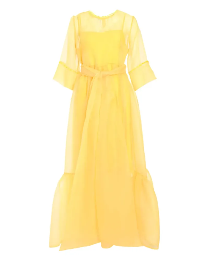 Baruni Beatrice Kleid - Gelb Gelb