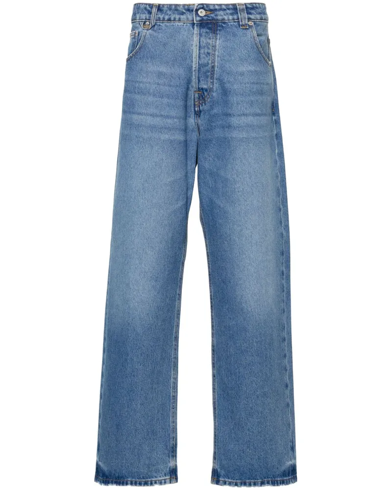 Jacquemus Le de Nîmes Suno Wide-Leg-Jeans - Blau Blau