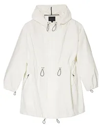 Marc Jacobs Balloon Parka mit Kordelzug Weiß