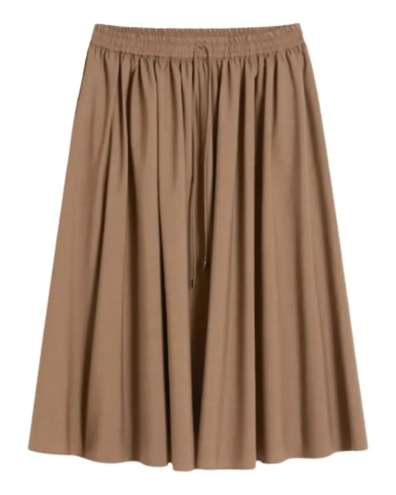 Max Mara drawstring elasticated skirt - Braun Braun