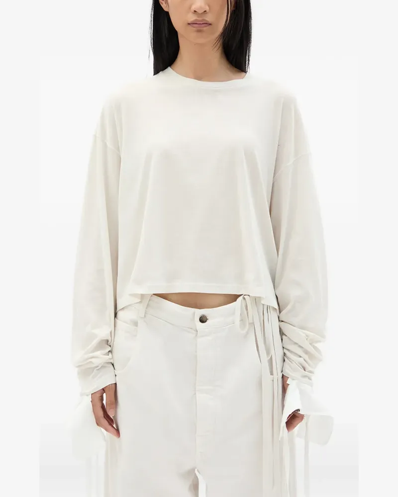 Ann Demeulemeester Nila Langarmshirt mit Print - Nude Nude