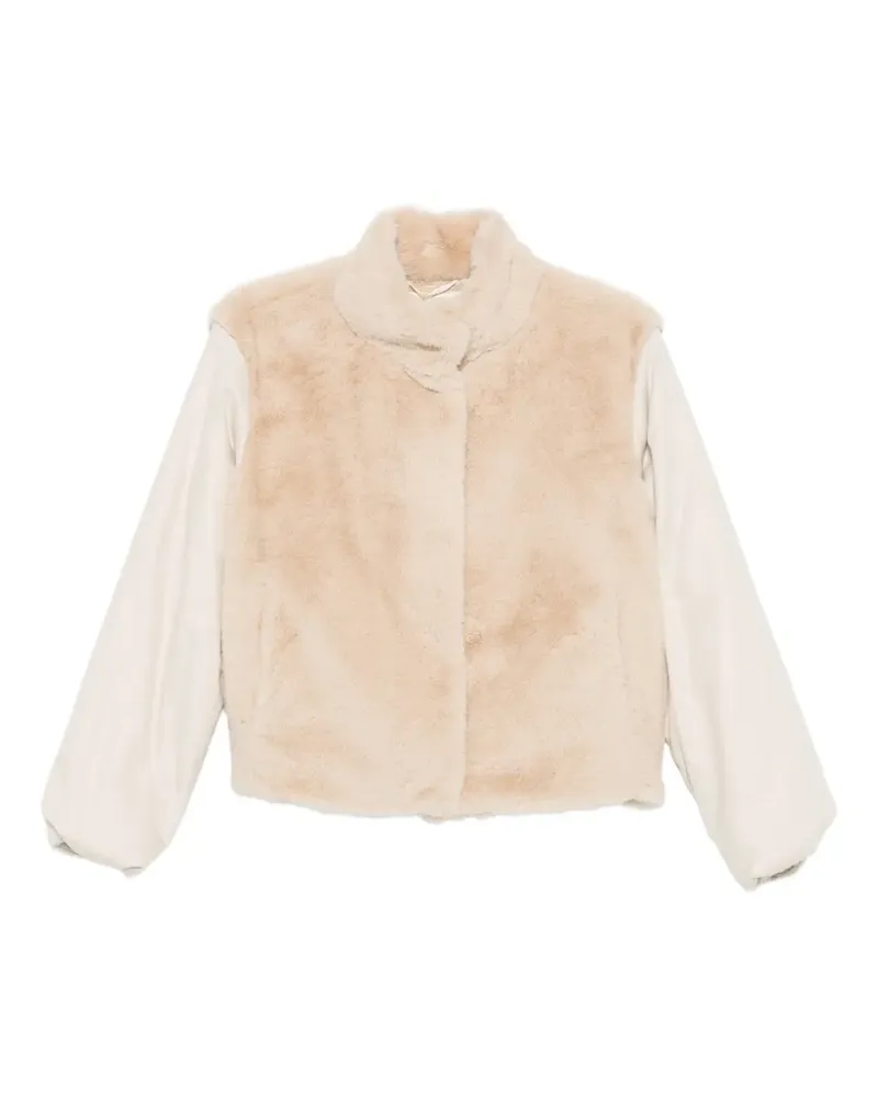 Herno faux-fur jacket - Nude Nude