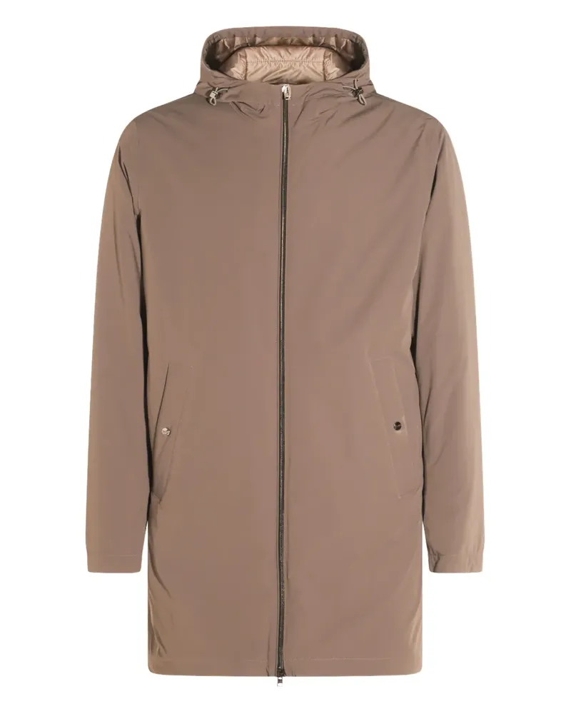 Herno Leichter Kapuzenparka - Braun Braun