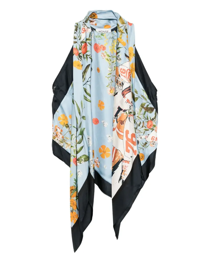 Monse Oberteil mit Print - Blau Blau