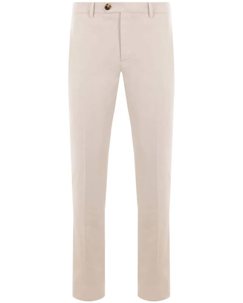 Brunello Cucinelli Hose mit geradem Bein Nude