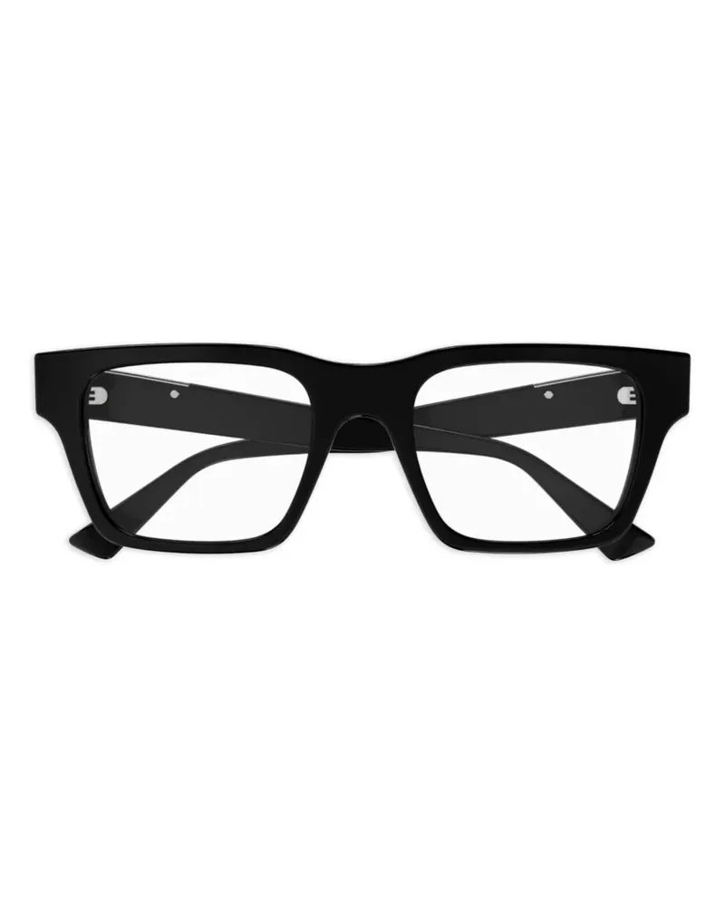 Gucci Brille mit eckigem Gestell - Schwarz Schwarz