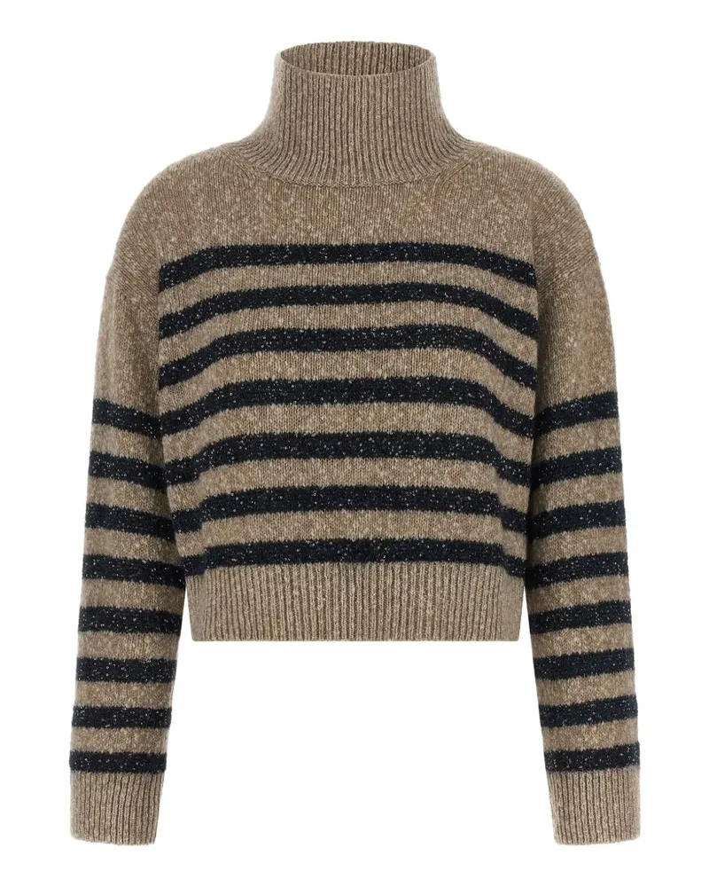 Brunello Cucinelli sequin-embellished sweater - Nude Nude