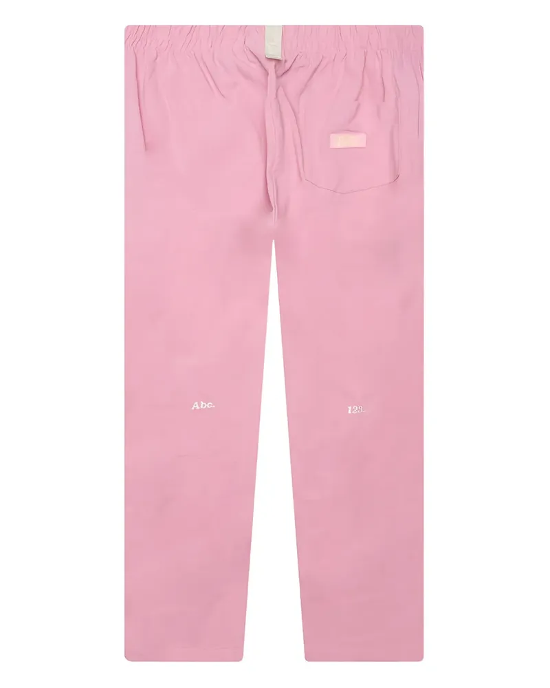 Abc. Lounge-Hose mit Logo - Rosa Rosa