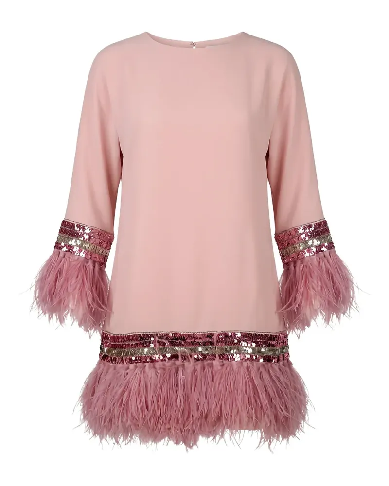 Valentino Garavani Minikleid mit Pailletten - Rosa Rosa