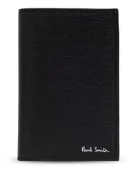 Paul Smith Kartenetui mit Logo-Stempel Schwarz