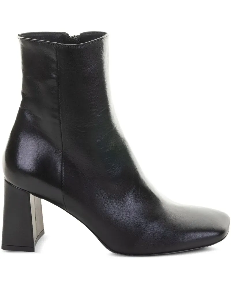Guglielmo Rotta Stiefel mit Blockabsatz 70mm - Schwarz Schwarz