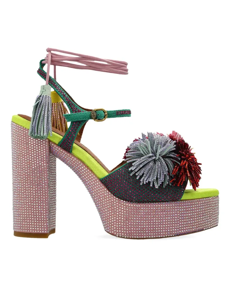 Kurt Geiger platform-heel tassel-detail sandals - Rosa Rosa
