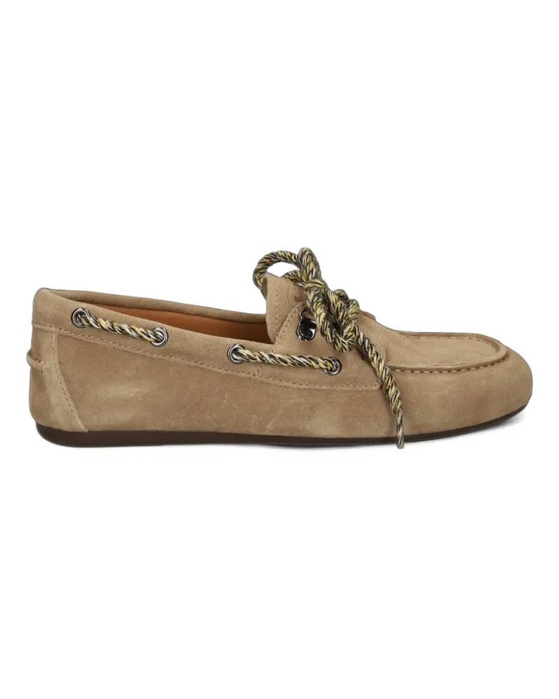Bibi Lou Tana Loafer aus Wildleder - Nude Nude