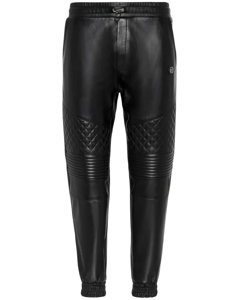 Philipp Plein Gesteppte Jogginghose - Schwarz Schwarz