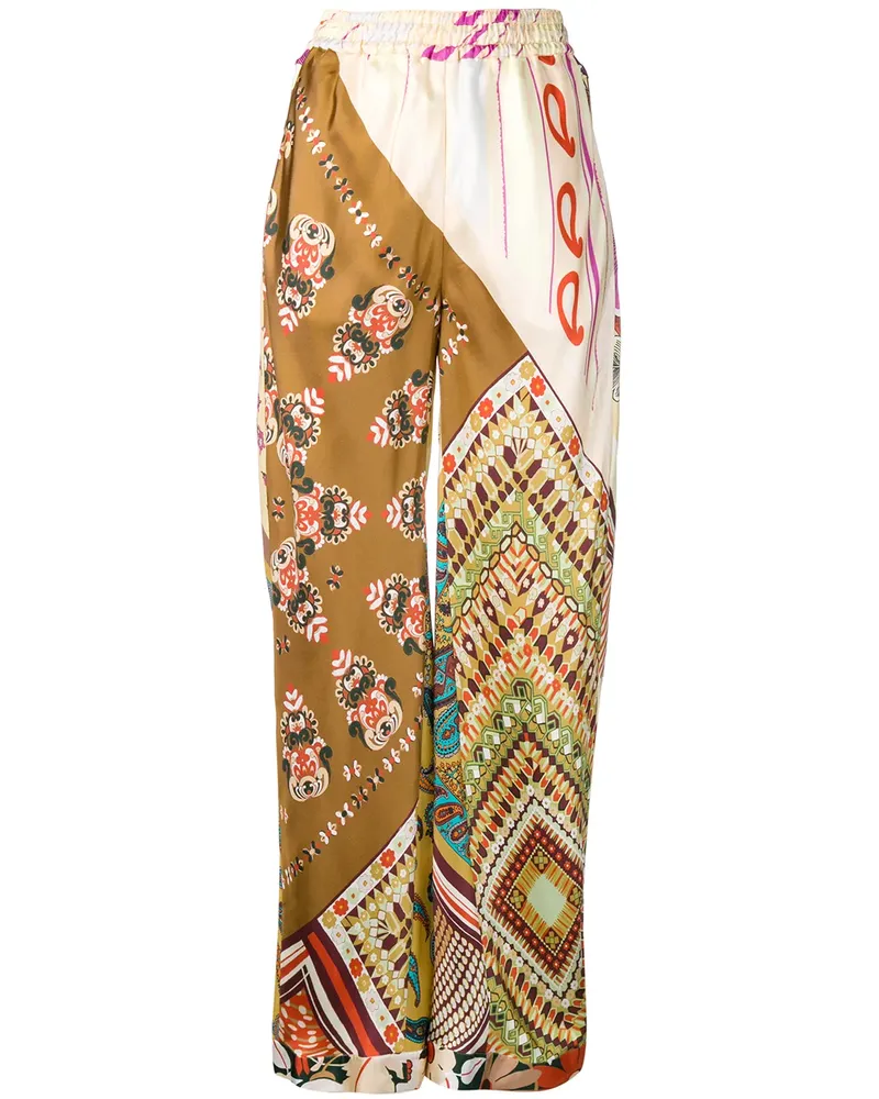 Chloé Hose im Pyjama-Look - Braun Braun