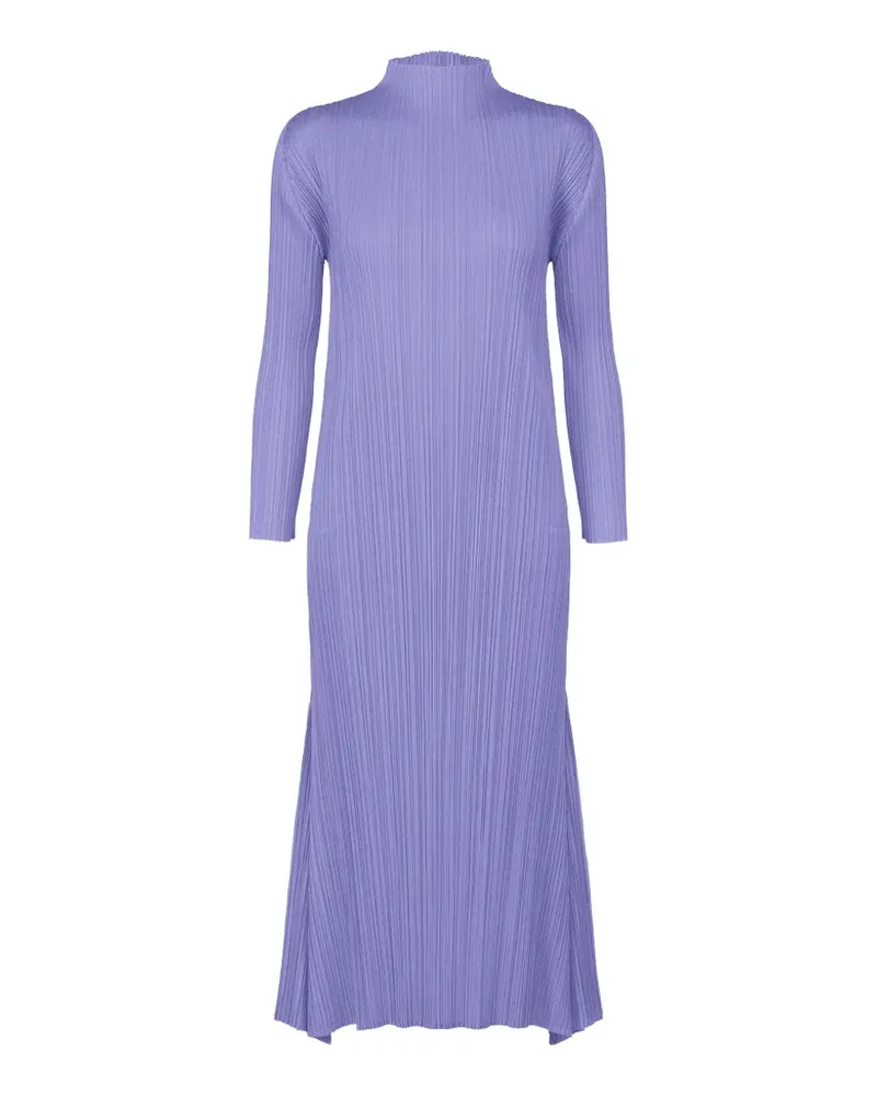 Issey Miyake Ole! pleated high-neck maxi dress - Violett Violett