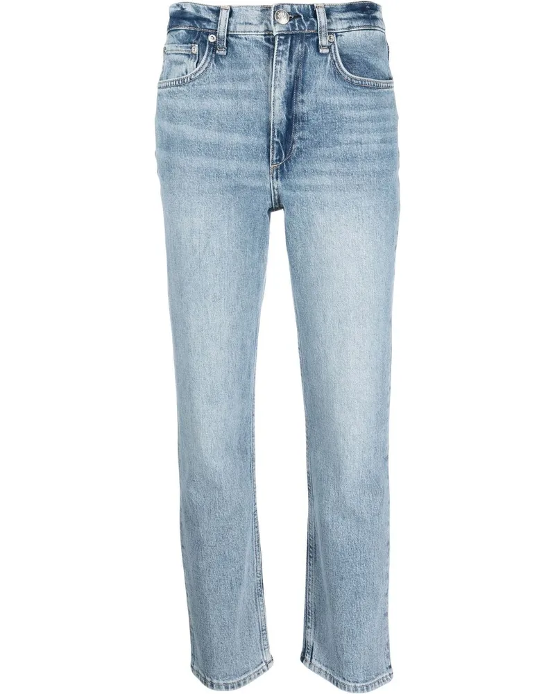 Rag & Bone Gerade Jeans Blau