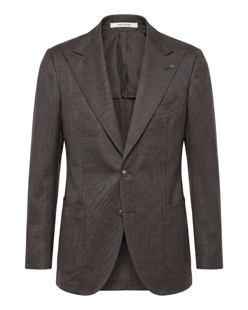 Tagliatore peak-lapel single-breasted blazer - Braun Braun