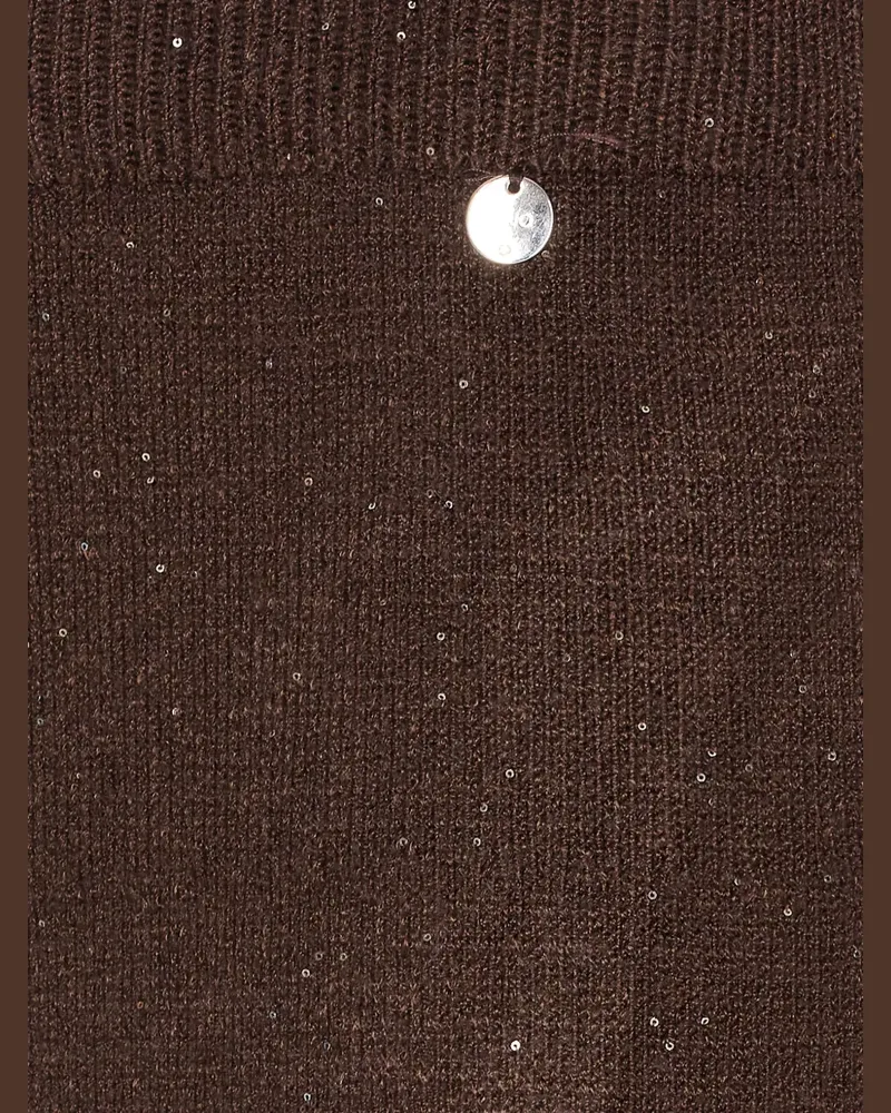 Liu Jo Midirock mit Pailletten - Braun Braun