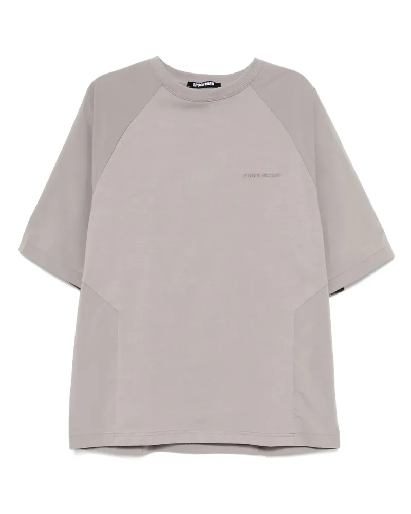 Spoonyard T-Shirt mit Einsätzen - Grau Grau