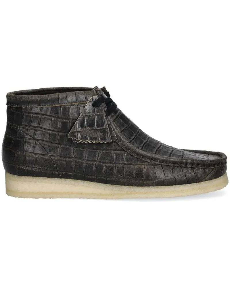 Clarks Wallabee Schnürstiefel - Braun Braun