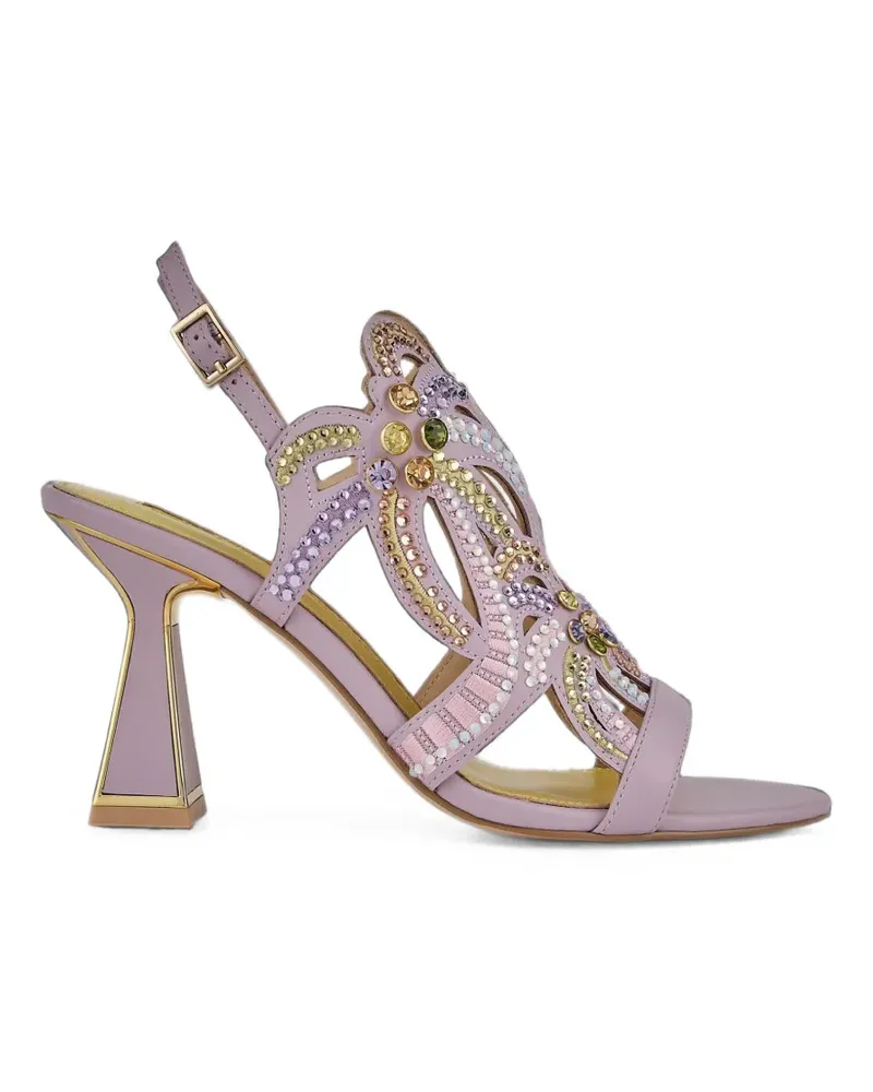 Kat Maconie Kiawa crystal-embellished cut-out sandals - Violett Violett