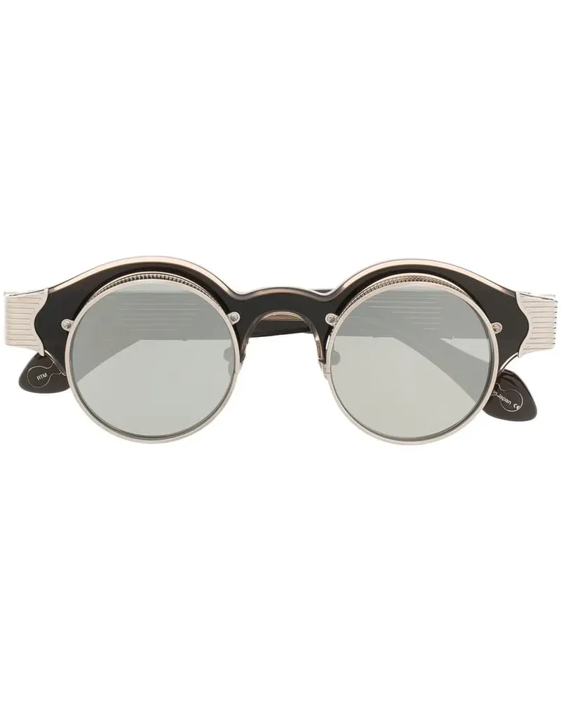 MATSUDA round-frame sunglasses - Schwarz Schwarz