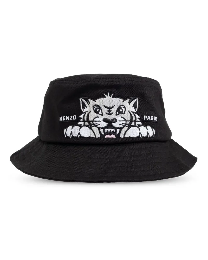 Kenzo Varsity Fischerhut - Schwarz Schwarz