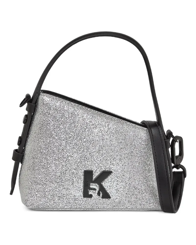 Karl Lagerfeld Mini Umhängetasche mit K - Grau Grau